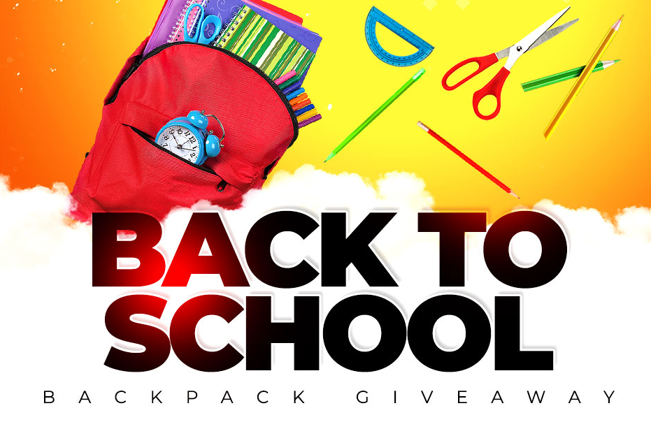 Welcome to the District 2 Party at the Park  - Backpack Giveaway